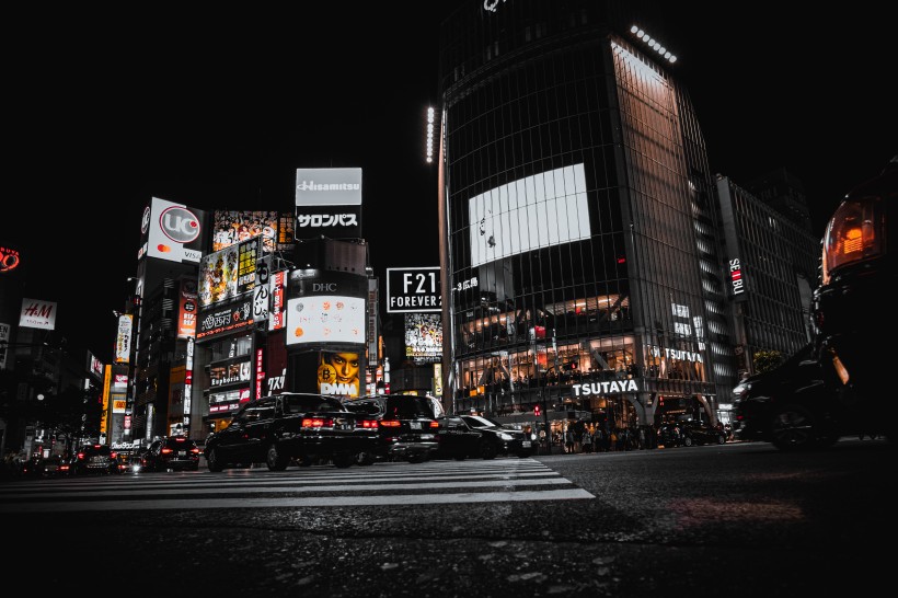 東京城市夜景圖片