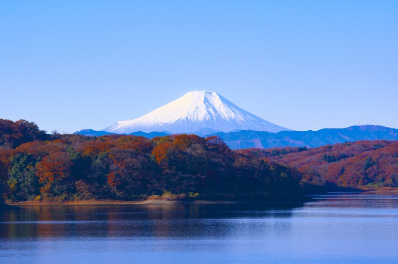 日本富士山風景圖片