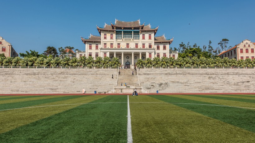 福建厦门大学建筑风景图片