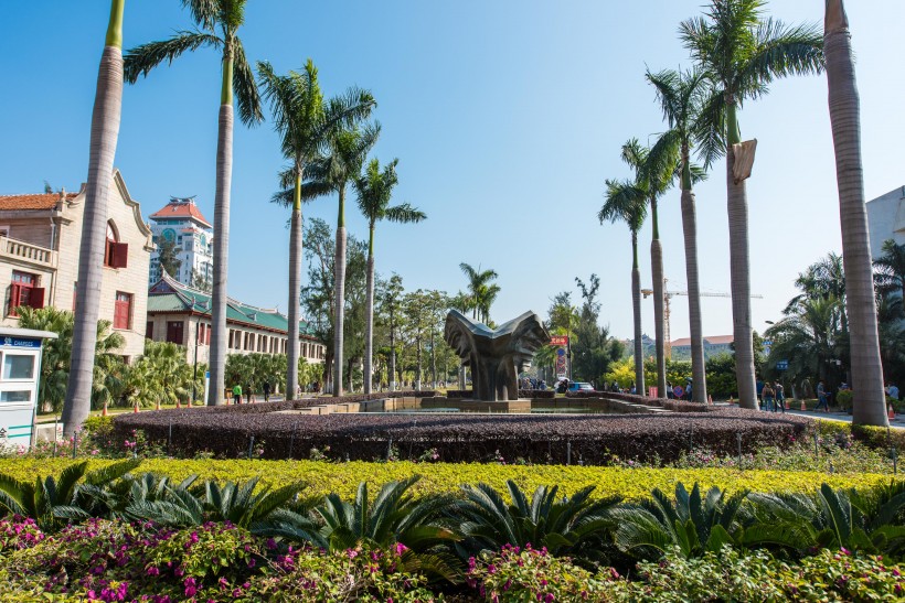 福建厦门大学建筑风景图片