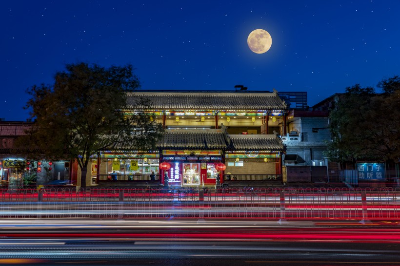 唯美的北京中秋節(jié)風(fēng)景圖片