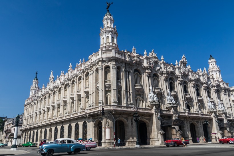 古巴首都哈瓦那建筑风景图片