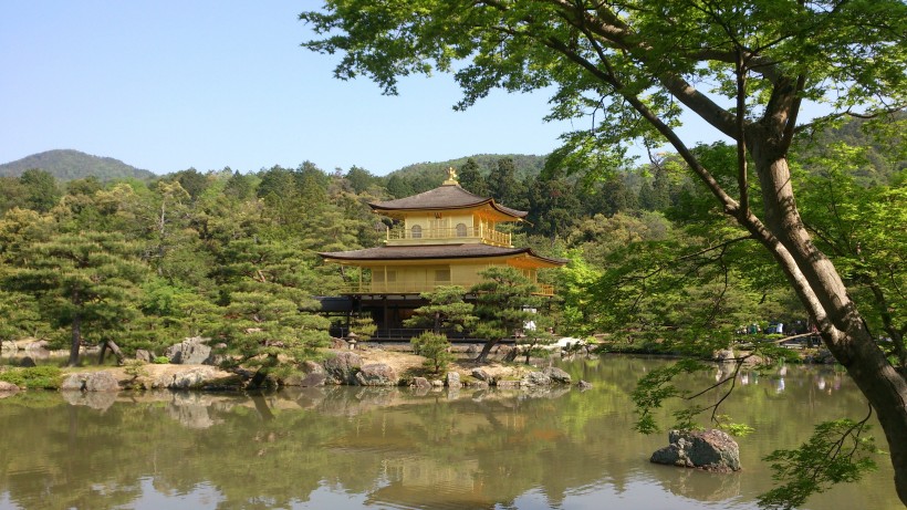 日本京都寺廟建筑風(fēng)景圖片