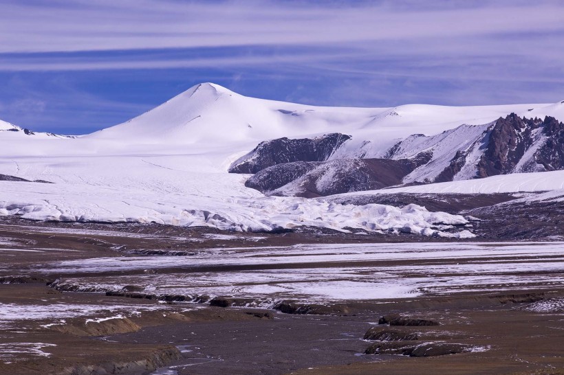 西藏普若岗日冰川风景图片
