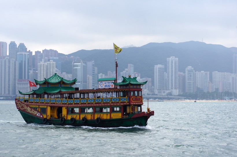 繁华热闹的香港风景图片图片