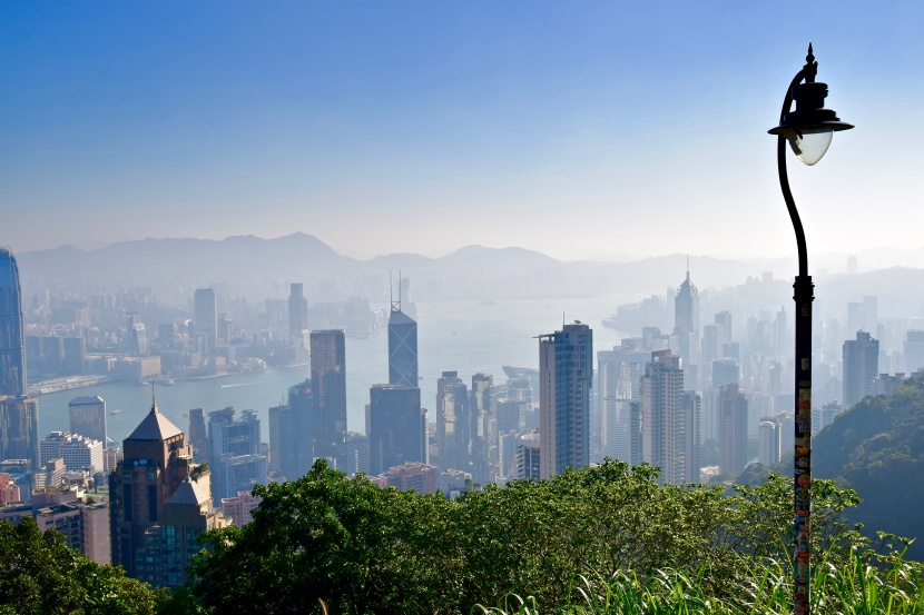 熱鬧喧囂的香港建筑風(fēng)景圖片