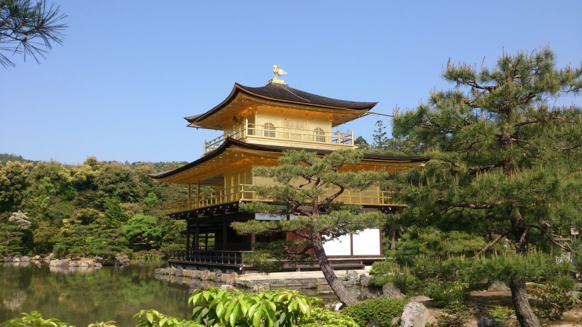 日本京都寺廟建筑風(fēng)景圖片