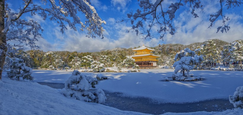 日本京都寺廟建筑風(fēng)景圖片