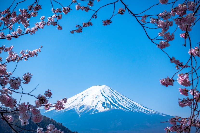 日本富士山图片