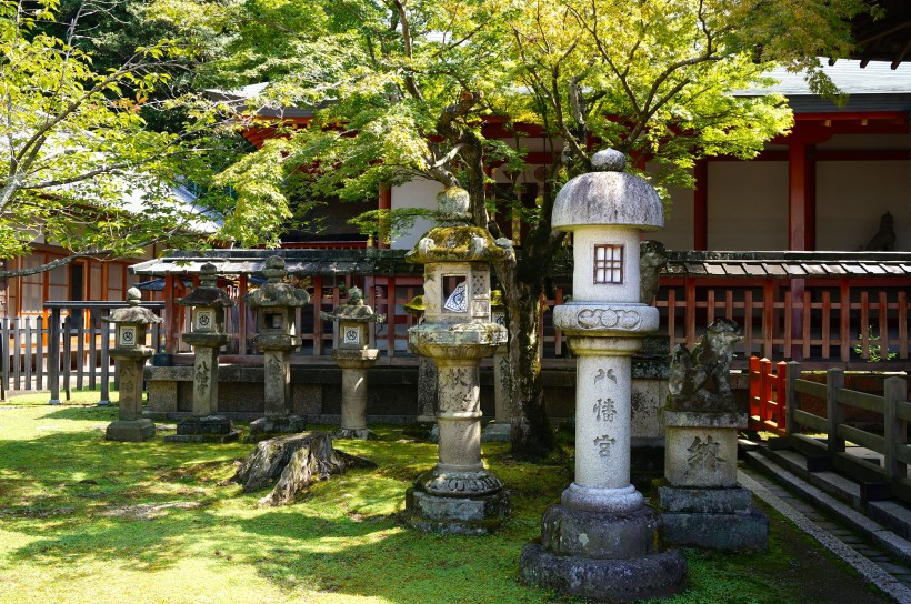 日本京都寺庙建筑风景图片