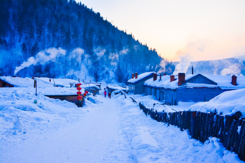 黑龍江雪鄉(xiāng)自然風(fēng)景圖片