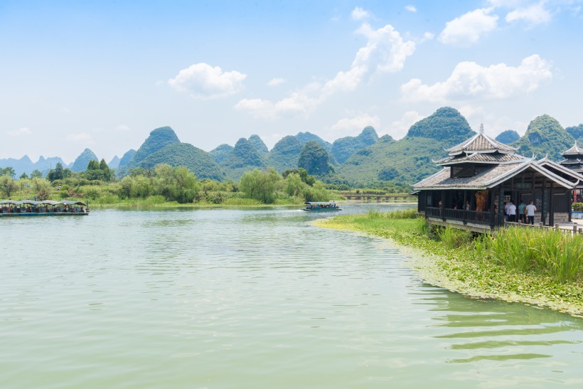 广西桂林漓江自然风景图片