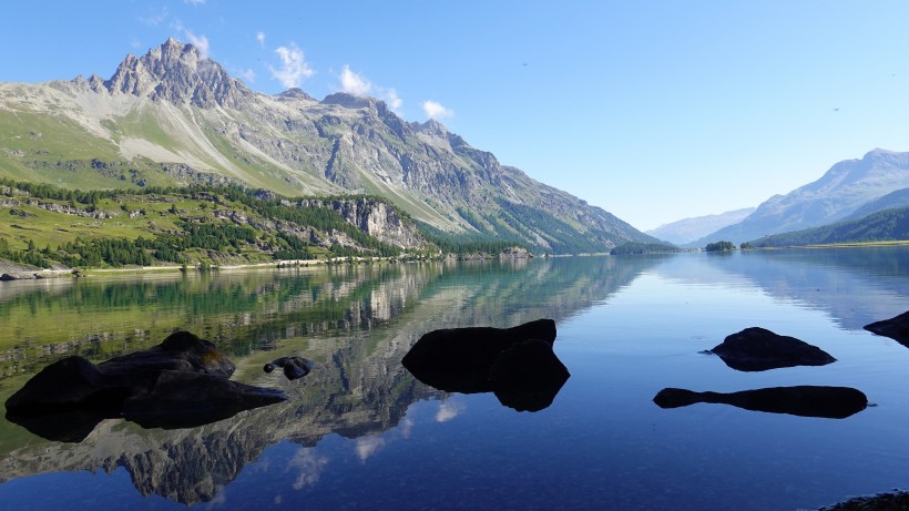 瑞士格劳宾登州风景图片