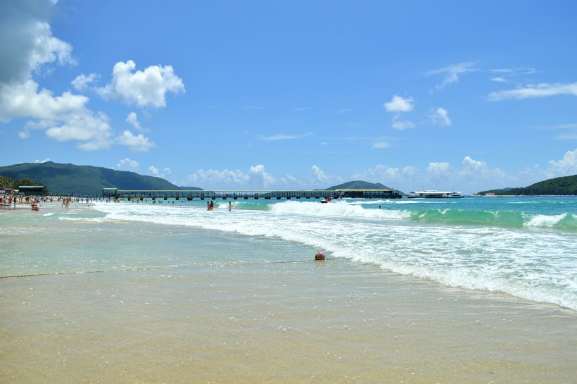 海南三亚亚龙湾海滨风景图片