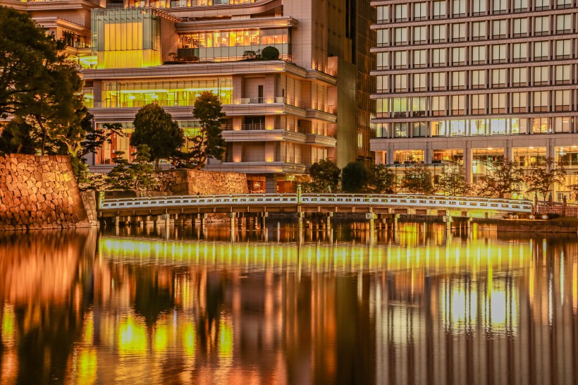 日本东京辉煌绚丽的夜景图片