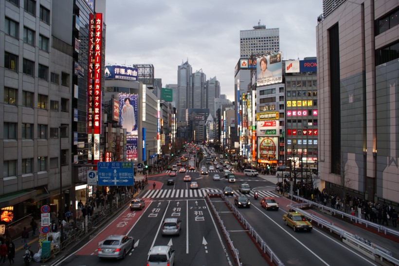 日本东京现代建筑风景图片