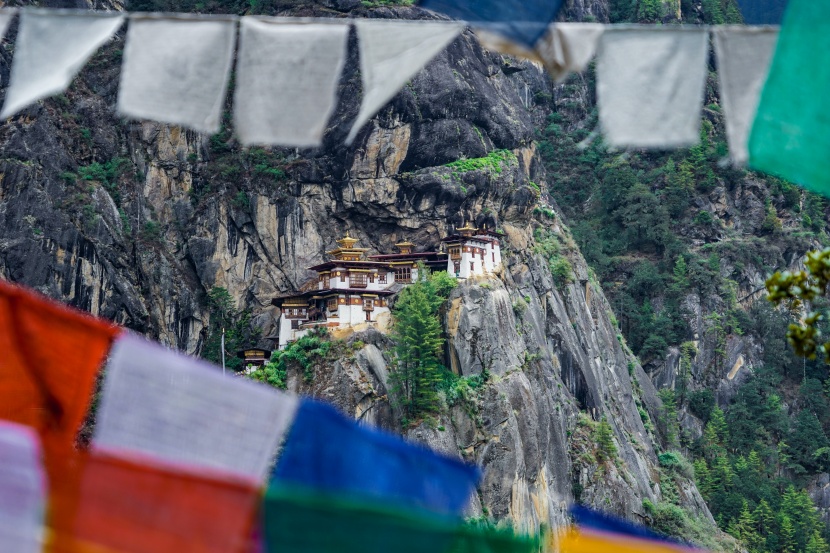 不丹虎穴寺建筑风景图片