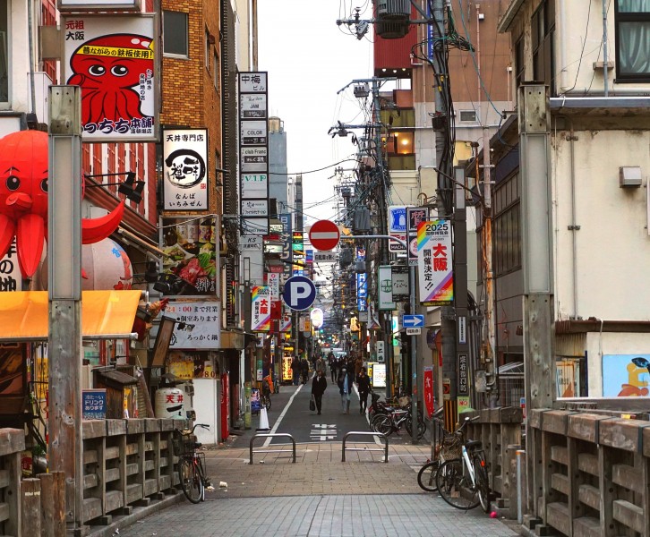 日本大阪建筑風(fēng)景圖片