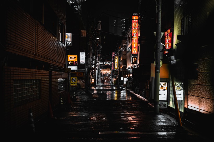 東京城市夜景圖片