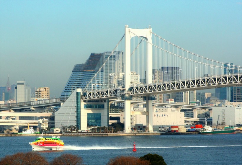 日本东京银座建筑风景图片