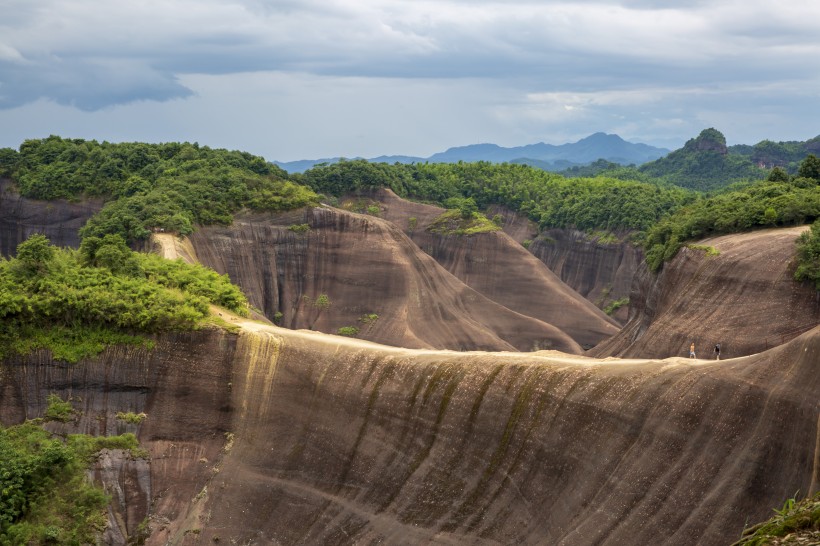 湖南高椅岭丹霞地貌自然风景图片