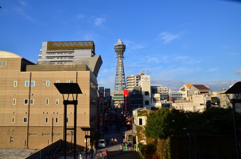 日本大阪市通天阁图片