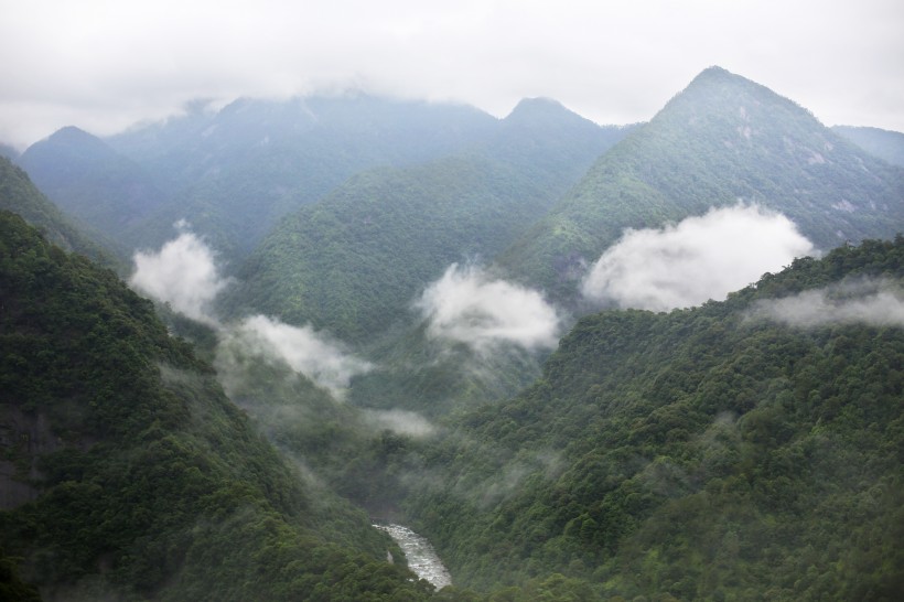 河南洛陽九龍瀑布自然風(fēng)景圖片