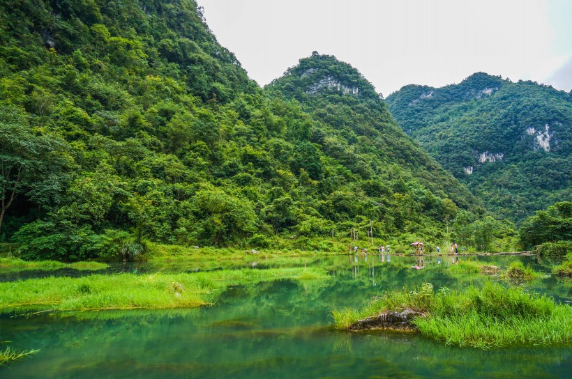 貴州黔南荔波小七孔自然風(fēng)景圖片