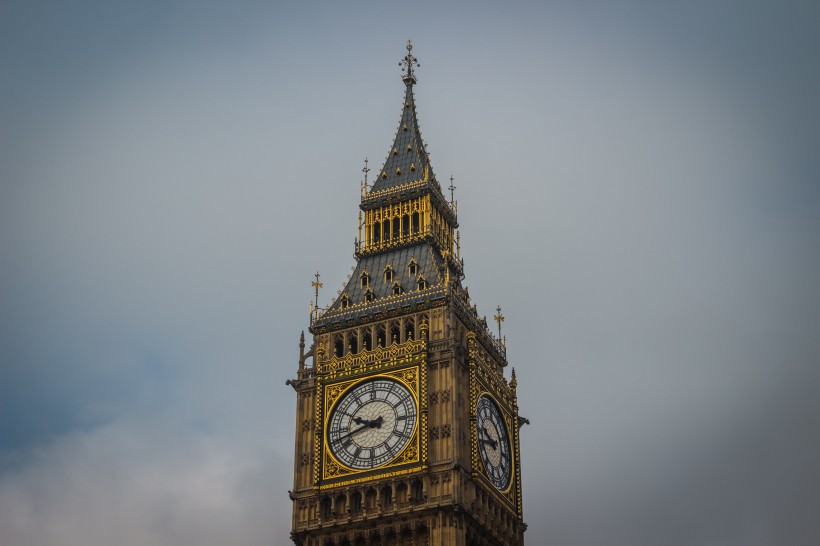 英国伦敦的大本钟图片