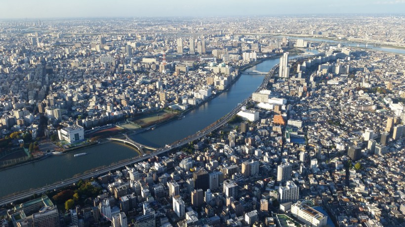 日本东京现代建筑风景图片