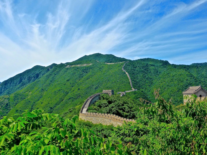 金山岭长城风景图片