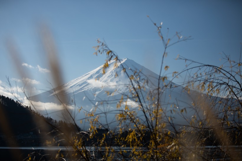 日本富士山优美风景图片