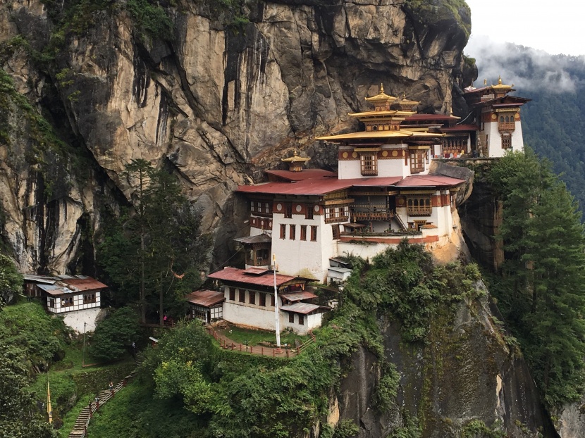 不丹虎穴寺建筑风景图片