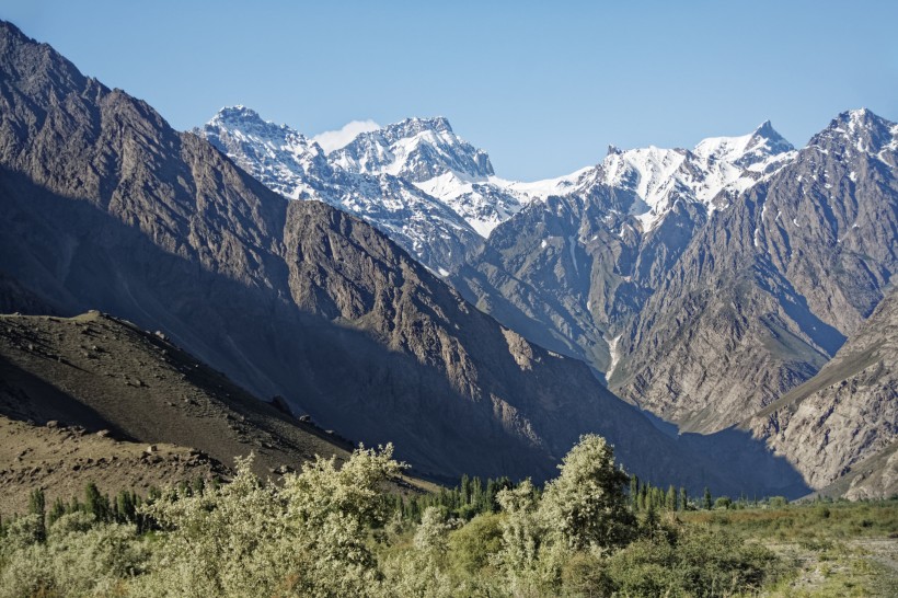 塔吉克斯坦山脈自然風(fēng)景圖片