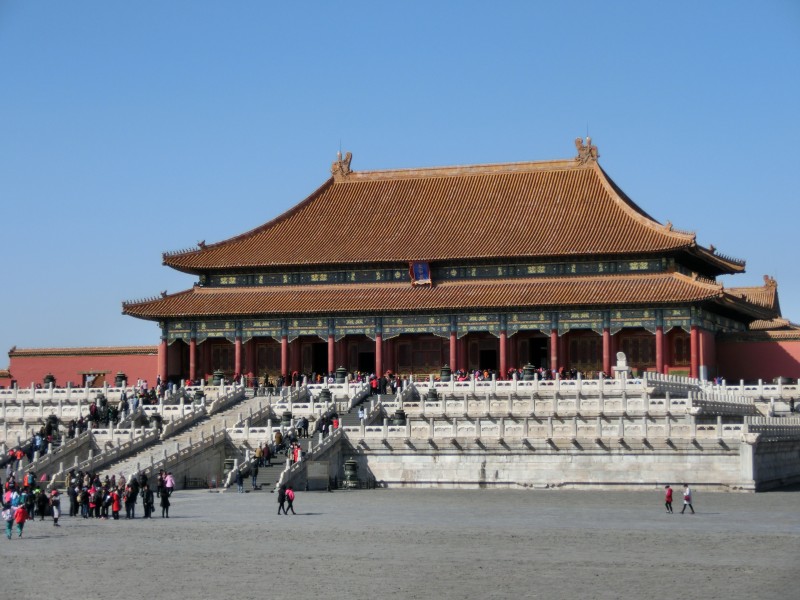 北京故宫建筑风景图片