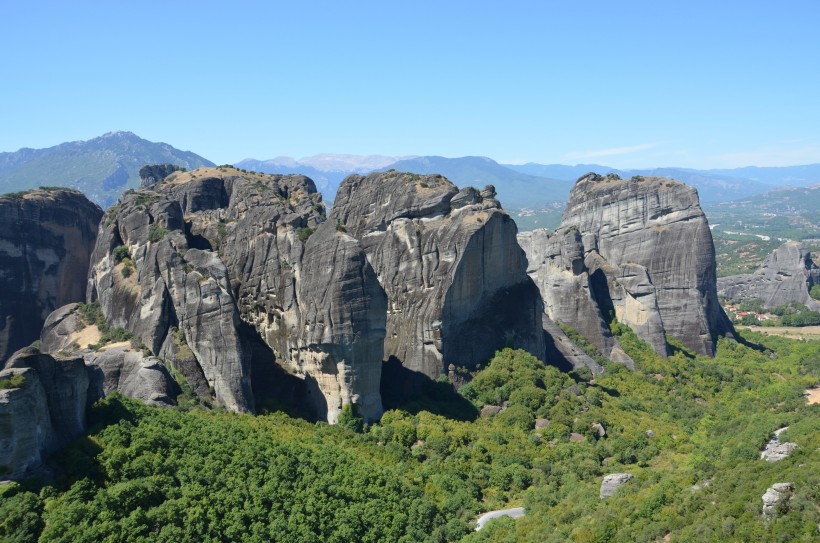 希臘米特奧拉修道院建筑風(fēng)景圖片