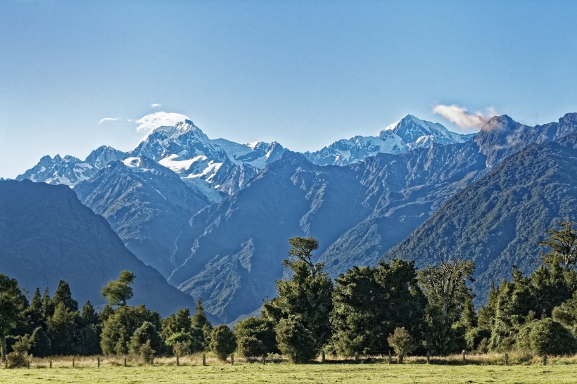 新西兰库克山自然风景图片