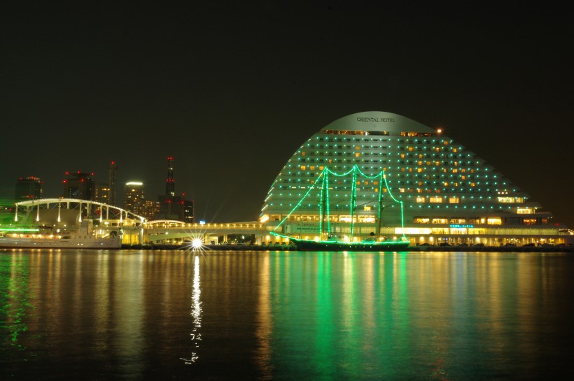 日本神戶梅里肯公園夜景風(fēng)景圖片