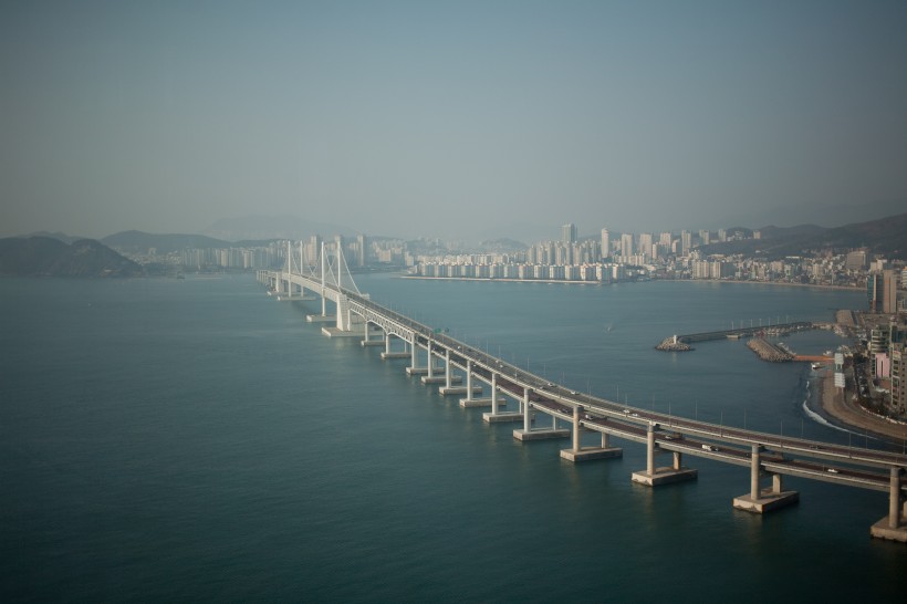 韓國(guó)釜山海云臺(tái)風(fēng)景圖片