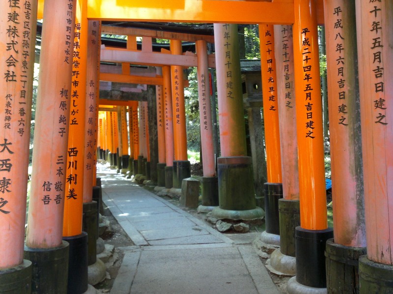 日本京都寺廟建筑風景圖片