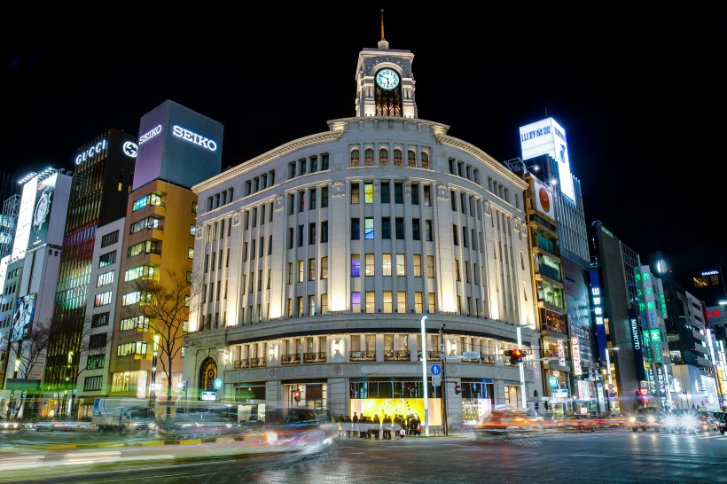 日本东京现代建筑风景图片