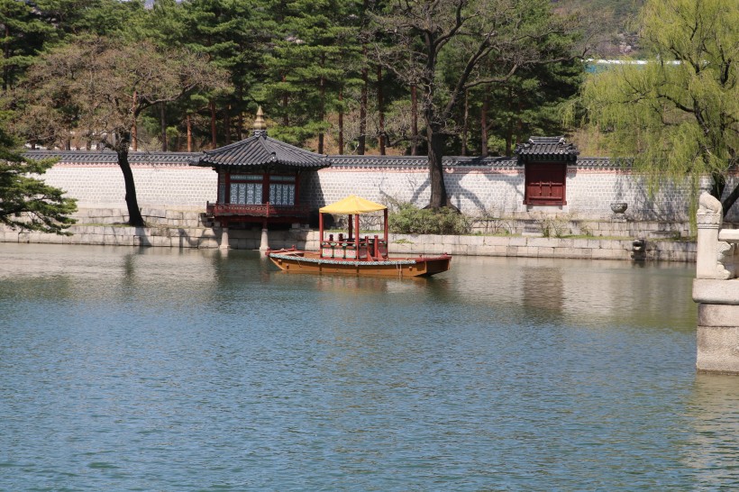 韩国首尔景福宫建筑风景图片