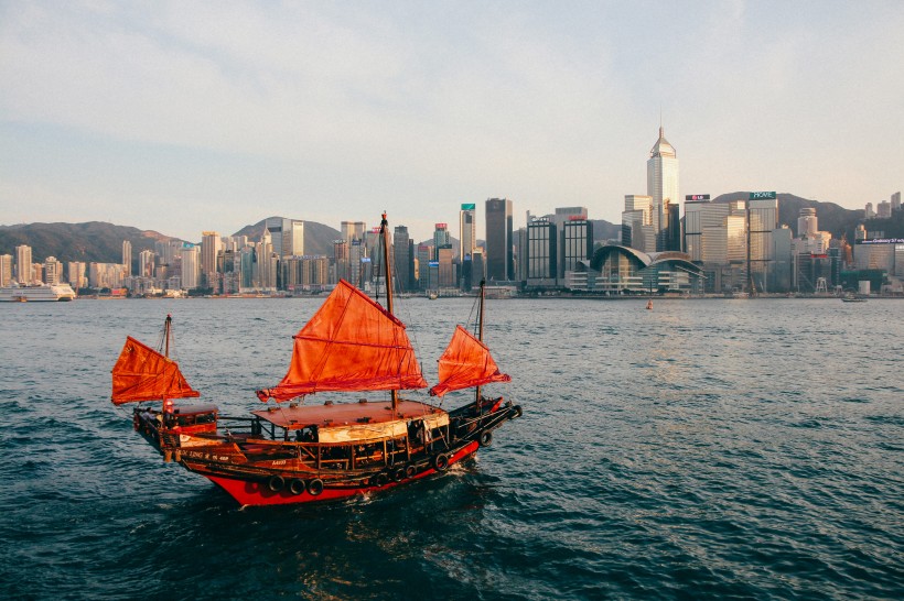 繁华热闹的香港风景图片图片