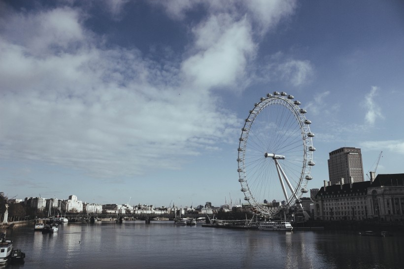 英国伦敦地标--伦敦眼图片