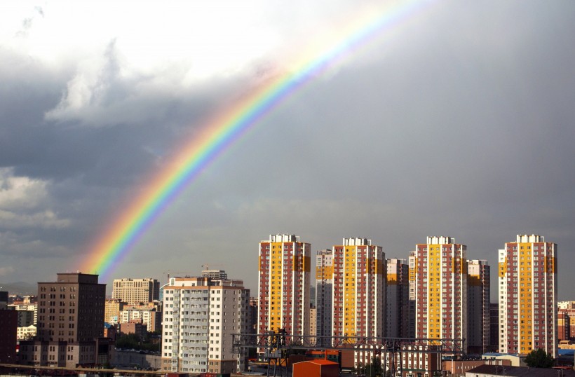 蒙古乌兰巴托建筑风景图片