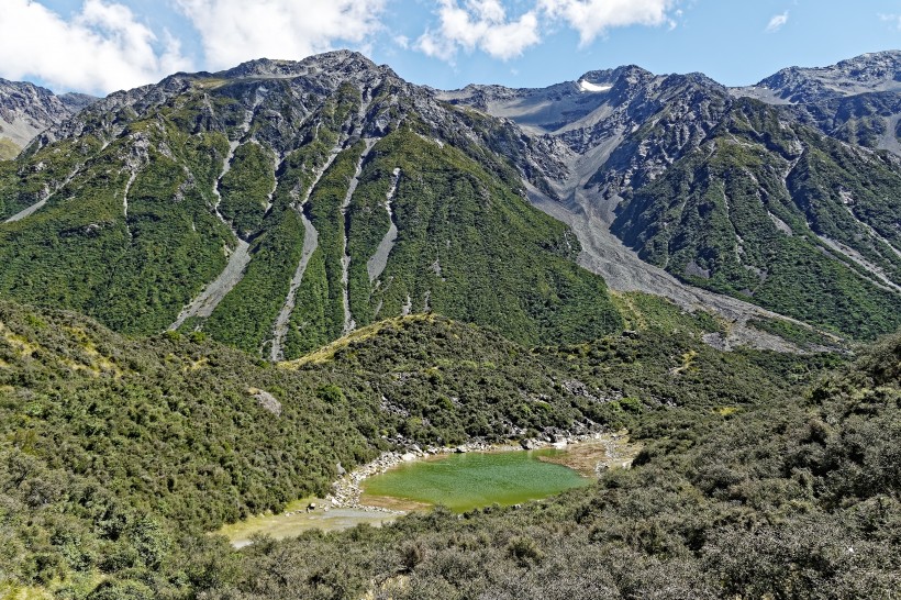 新西兰库克山自然风景图片