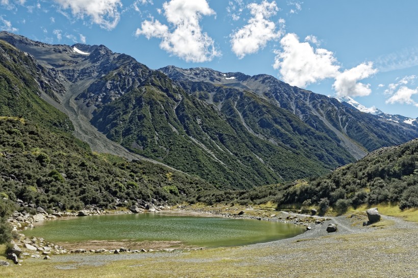 新西兰库克山自然风景图片