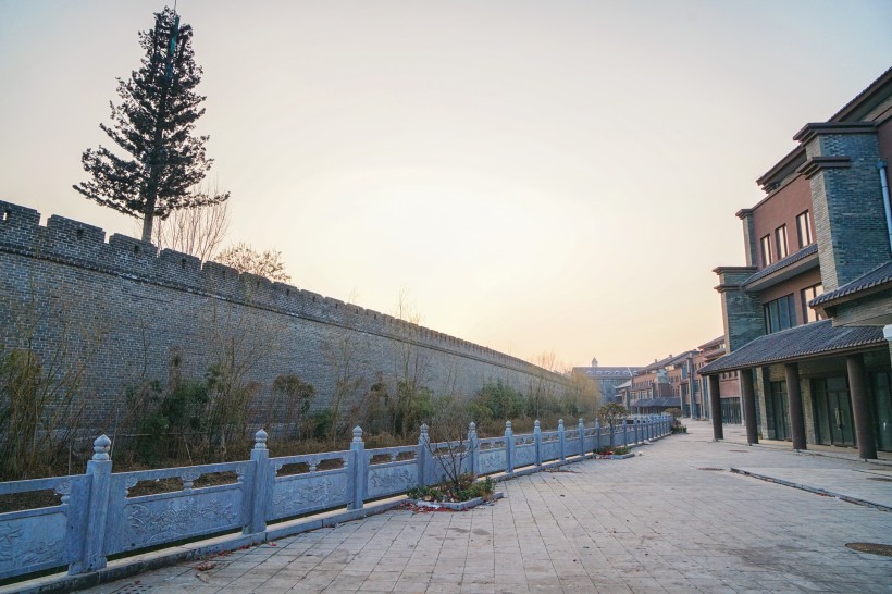 山东枣庄台儿庄古城风景图片