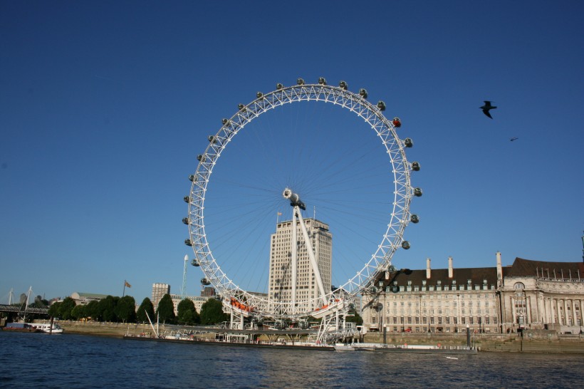 英国伦敦地标建筑伦敦眼图片