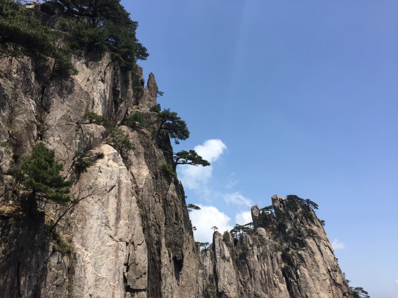 大自然的鬼斧神工安徽黄山风景图片